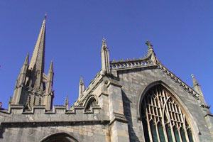 The magnificent St. James' church in Louth.